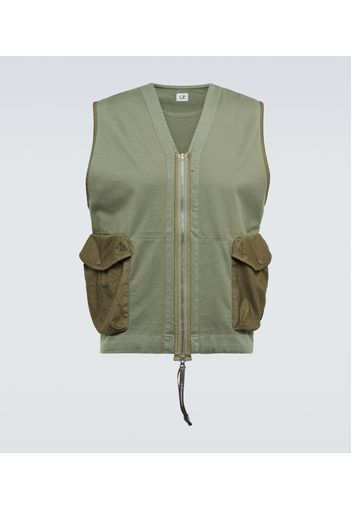 Cotton jersey vest