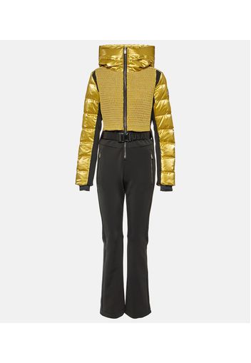 Marie down-paneled ski suit