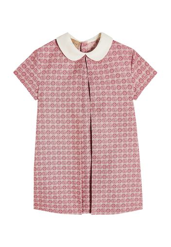 GG jacquard cotton-blend dress