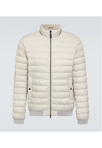 Paneled down jacket