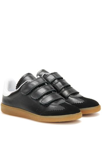 Beth leather and suede sneakers