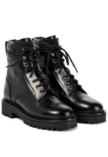 Campa leather combat boots