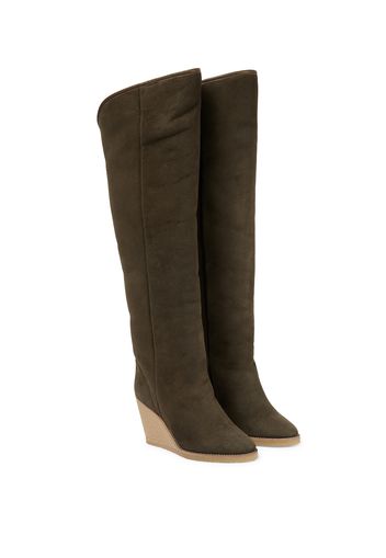 Tilin suede over-the-knee boots