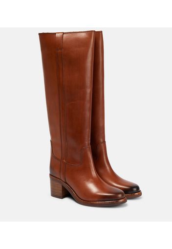 Seenia leather knee-high boots