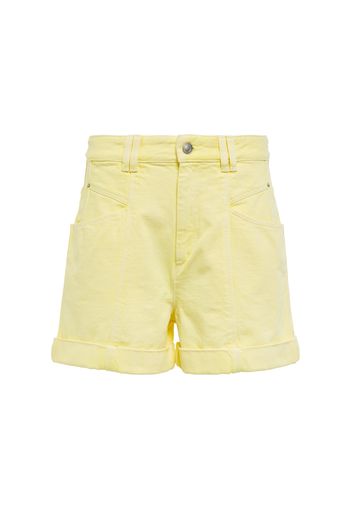 Vetanio high-rise denim shorts