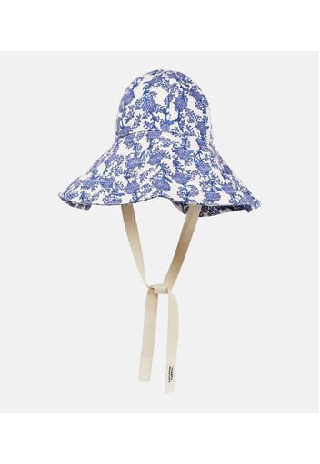 Edona printed cotton canvas sun hat