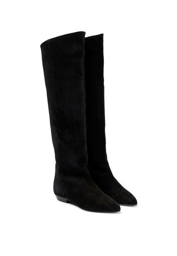 Skarlet knee-high suede boots