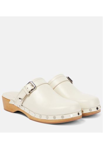 Thalie leather clogs