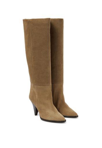 Ririo suede knee-high boots