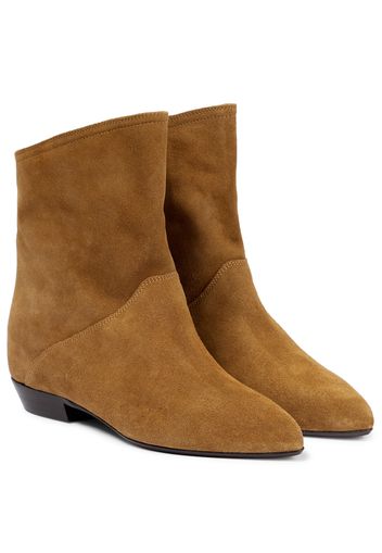 Suede ankle boots