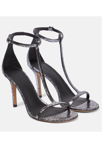 Einari metallic leather sandals