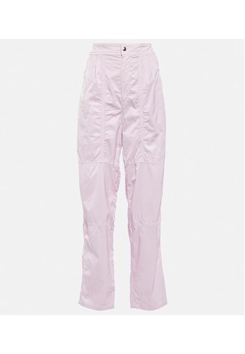 Low-rise straight pants