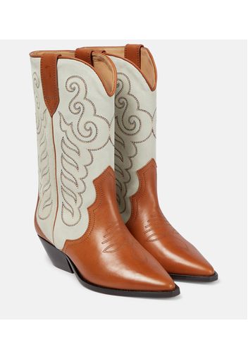 Duerto embroidered leather boots