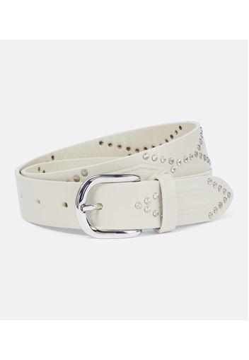 Telly embellished leather belt