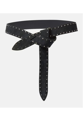 Lecce studded leather belt