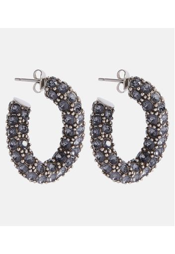 Crystal-embellished earrings