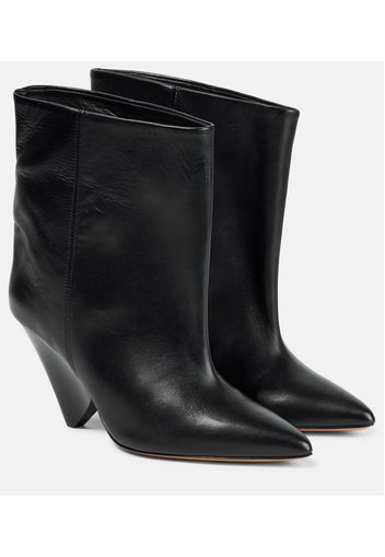 Miyako leather ankle boots