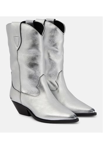 Duerto metallic leather cowboy boots