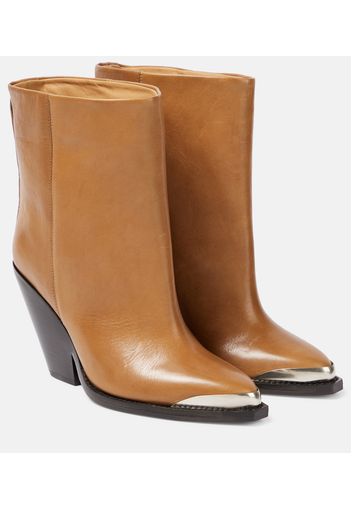 Adnae leather ankle boots