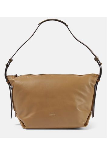 Leyden leather shoulder bag