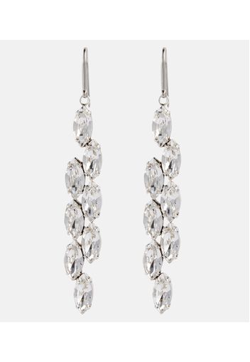 Embrace crystal-embellished earrings