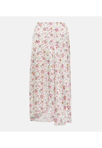 Lisanne floral midi skirt