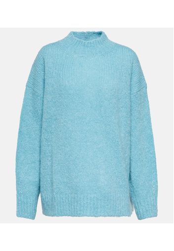 Idol mohair-blend mockneck sweater