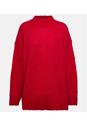 Idol mohair-blend mockneck sweater