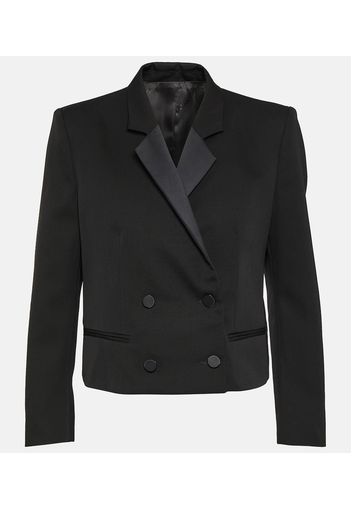 Hastagd cropped wool tuxedo jacket