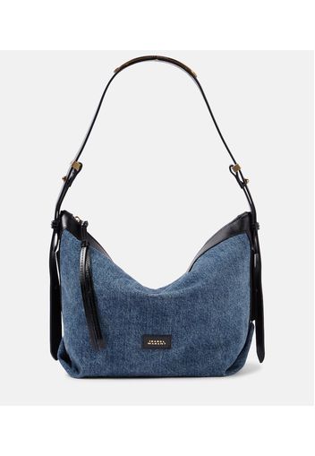 Leyden Small denim shoulder bag