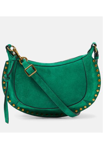 Oskan Moon Small suede shoulder bag