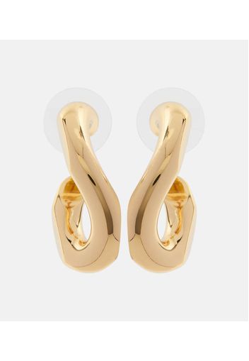 Links hoop earrings