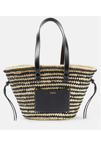 Cadix Medium raffia basket bag