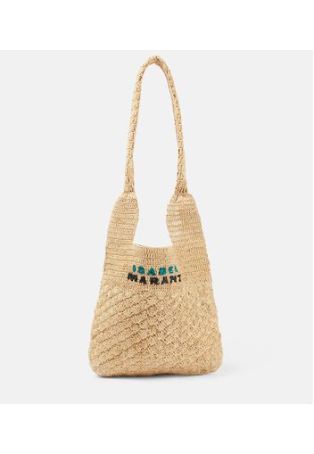 Praia Small raffia tote bag