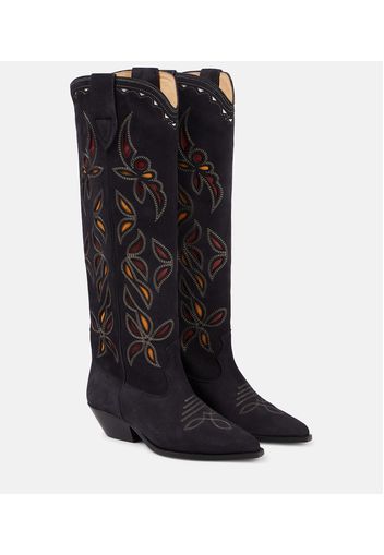 Denvee suede knee-high boots