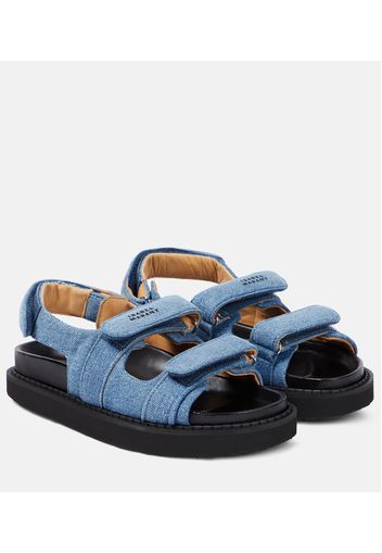 Madee denim platform sandals