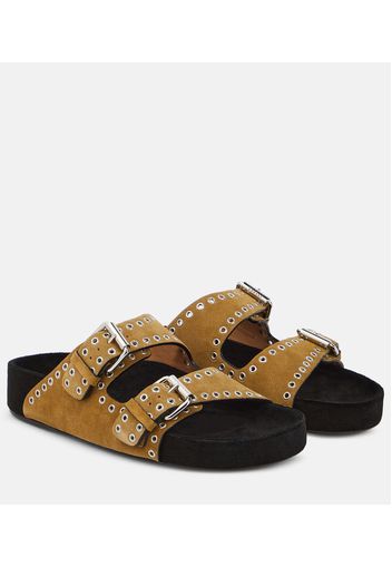 Lennyo studded suede sandals