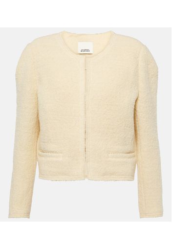 Pully wool-blend jacket