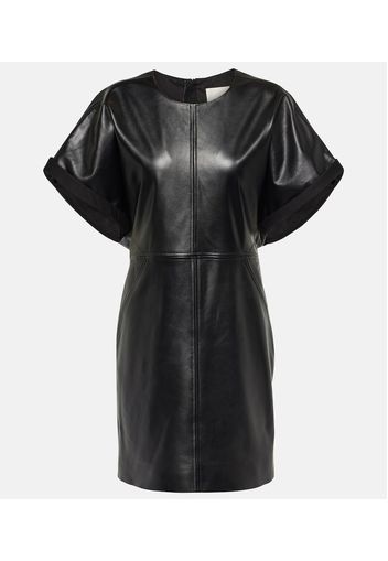 Faustilia leather minidress