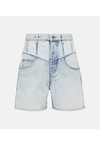 Oreta high-rise denim shorts