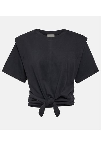 Zelikia gathered cotton crop top