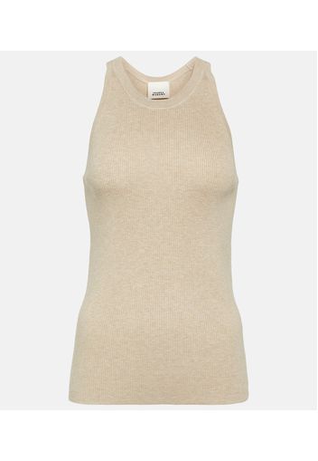 Merry ribbed-knit tank top