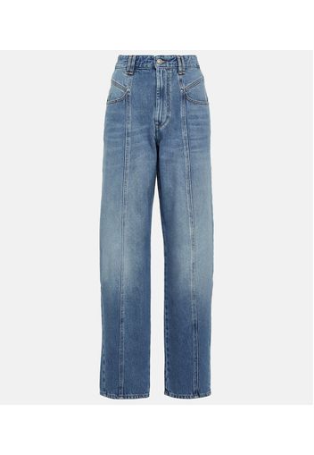 Vetan high-rise wide-leg jeans