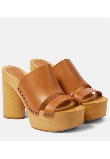 Hyun leather sandals