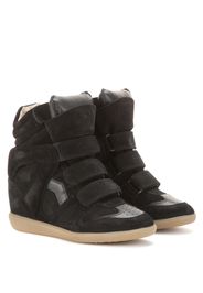 Bekett leather and suede sneakers