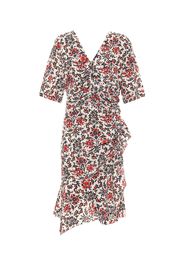 Arodie floral stretch-silk minidress