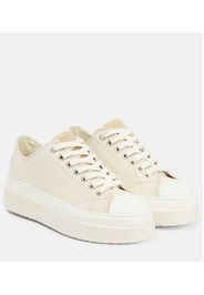 Austen suede-trimmed sneakers