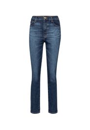 Tegan high-rise straight jeans