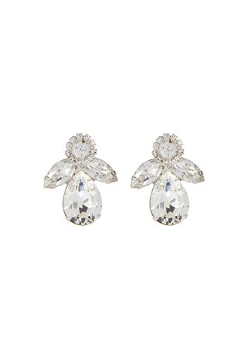 Edith crystal-embellished earrings