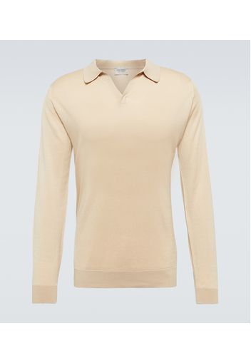 Puck cotton polo sweater